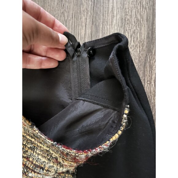 Women's Lafayette 148 New York Skirt Stretch Knit Tweed‎ Pencil Straight Size 14 - Picture 4 of 6